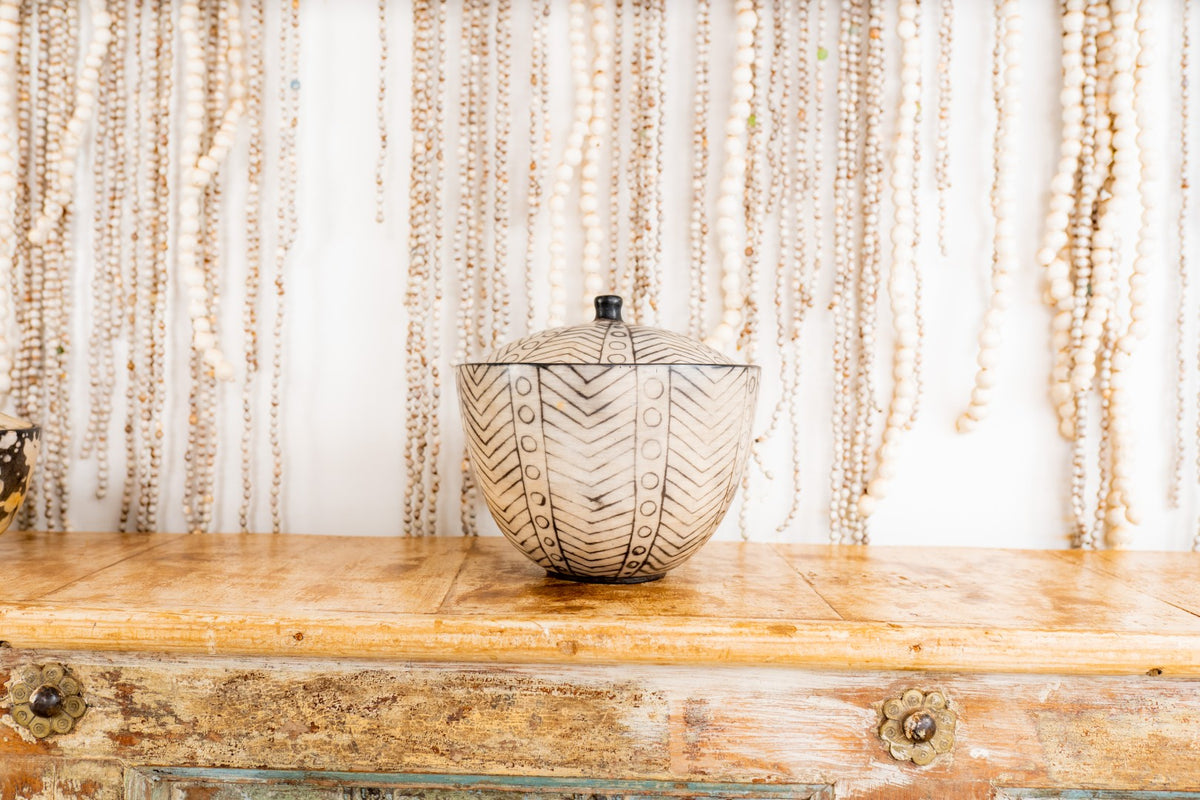 Handmade Ceramic Dish with lid
