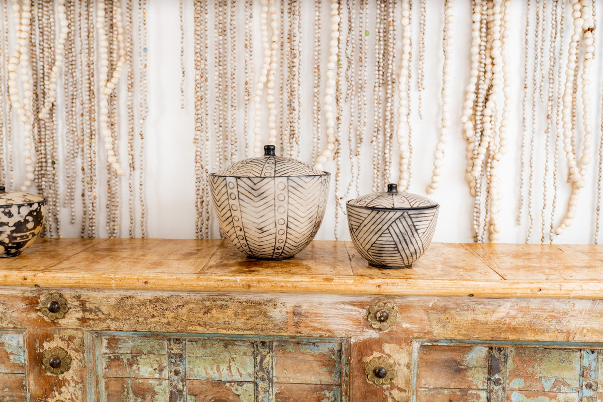Handmade Ceramic Dish with lid