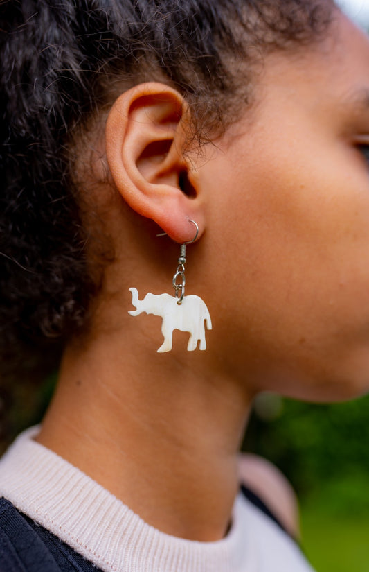 Elephant Horn earring
