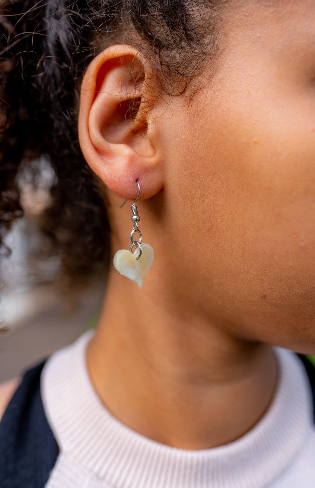 Heart Horn earring
