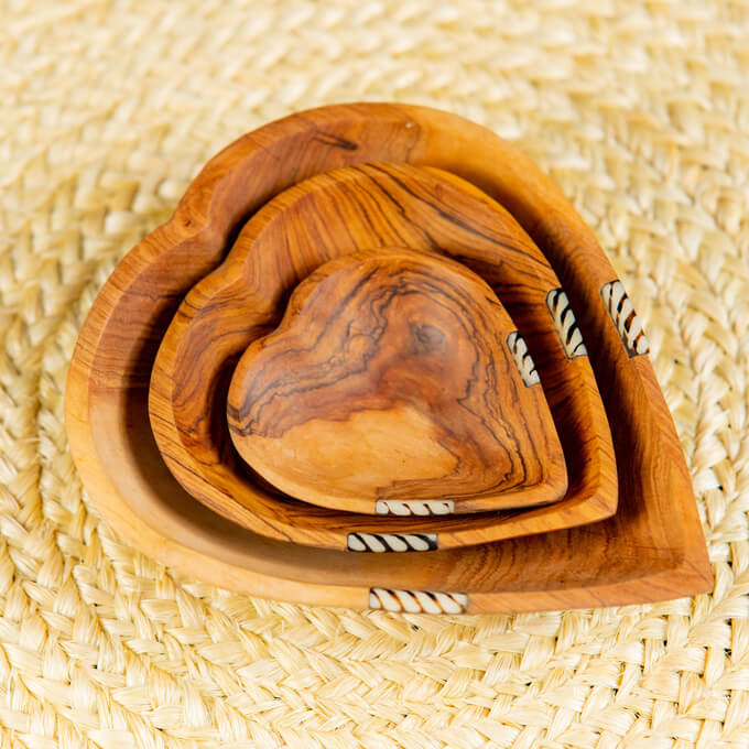 Heart Bowls set of 3