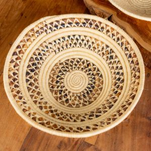 Raffia and Banana fiber Basket Bowls