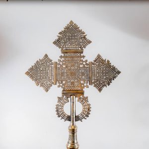 Ethiopian Nickel Processional Cross -XL