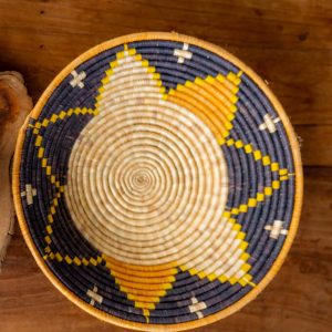 Colorful Raffia/Millet fiber Basket Bowl