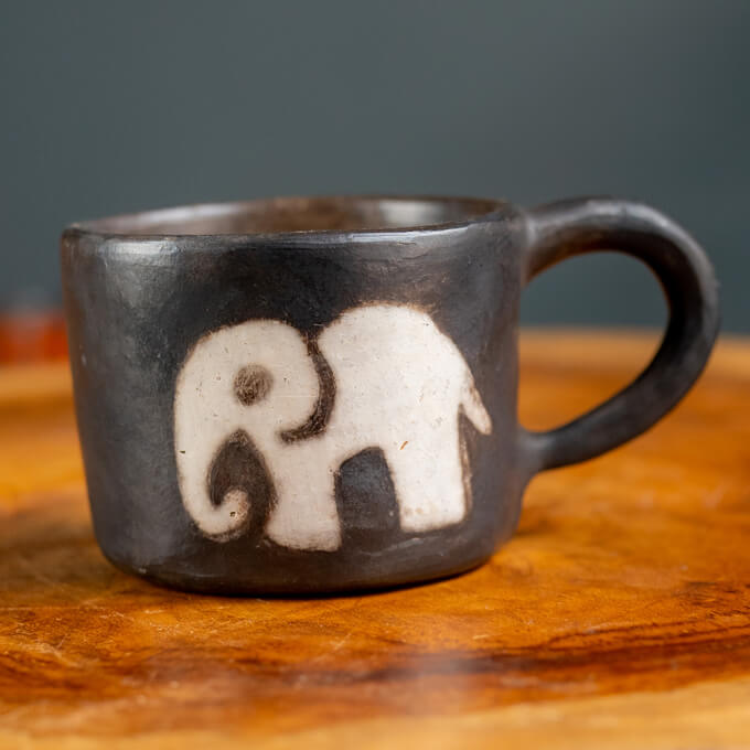 Handmade Ceramic Coffee Cups with Handle