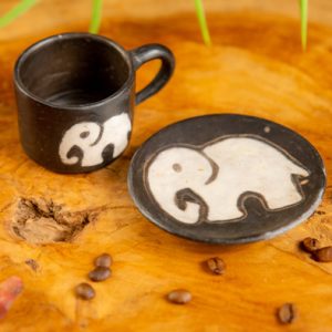 Handmade Ceramic Coffee Cups with Handle