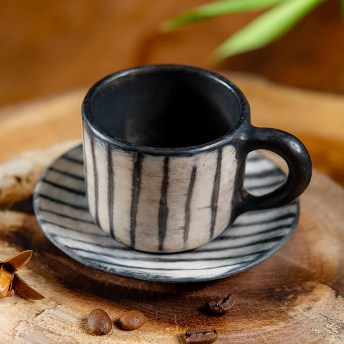 Handmade Ceramic Coffee cup Saucers