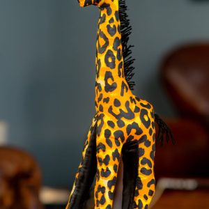 Kitenge stuffed Giraffe