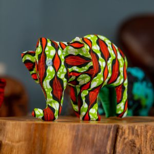 Kitenge stuffed Elephant