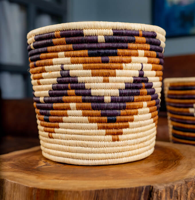 Raffia Toro basket bin