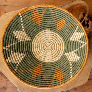 Colorful Raffia/Millet fiber Basket Bowl