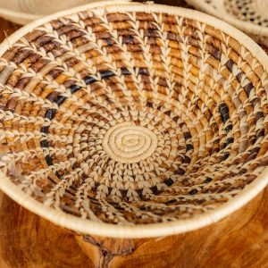 Raffia and Banana fiber Basket Bowls